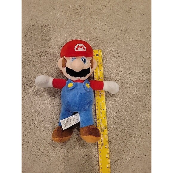 Super Mario Brothers Plush Toy. 2016 Mario, 2017 Luigi - 12" Nintendo Good Stuff - Picture 4 of 11